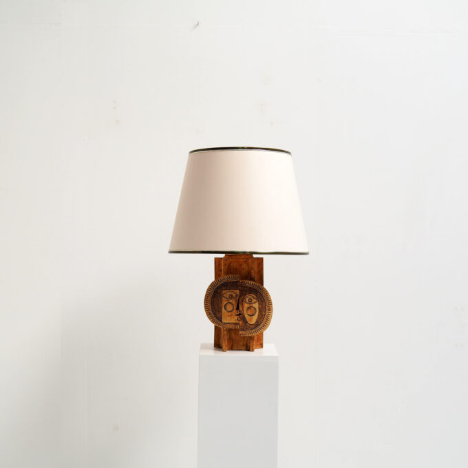 Rare Ceramic Lamp by Roger Capron and Jean Derval - Image 2