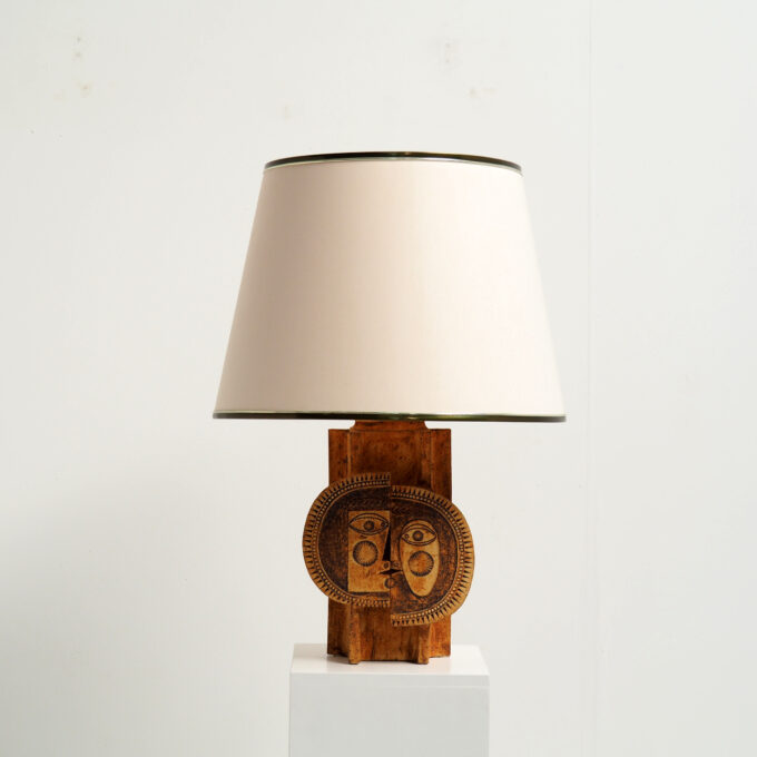 Rare Ceramic Lamp by Roger Capron and Jean Derval - Image 4