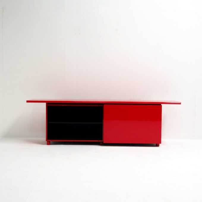 Sideboard "Cartesio" in Cherry Red by Verardo Italia - Image 7