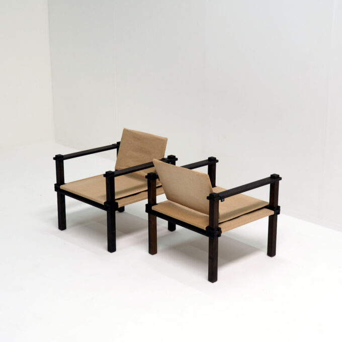 "Farmer" Easy Chairs Designed by Gerd Lange for Bofinger - Image 5