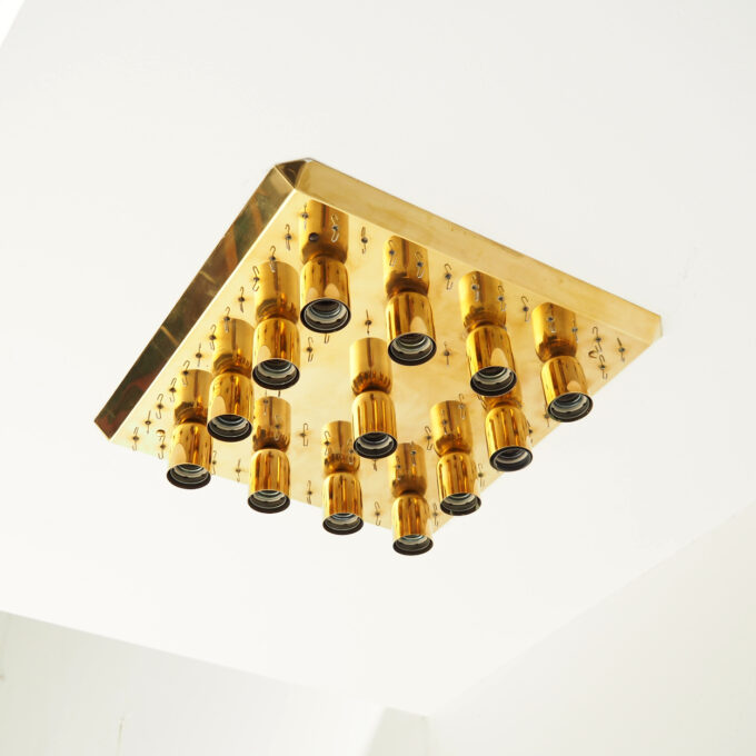 XL Kalmar Flush Mount with Crystal Glass Elements, Vienna Austria - Image 5