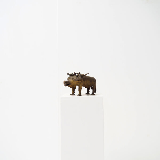 Bronze Memorial Statue from Benin, The Fon People